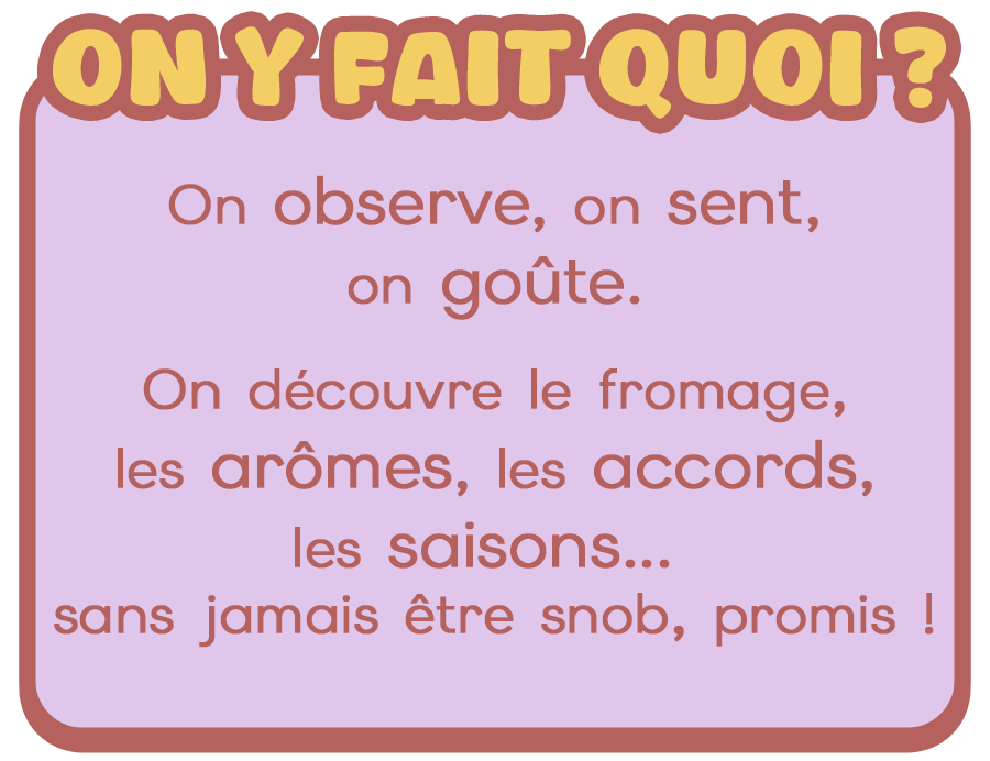On découvre les arômes, les accords, les saisons.